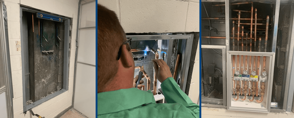 Medical HVAC copper piping and mechanical upfit work